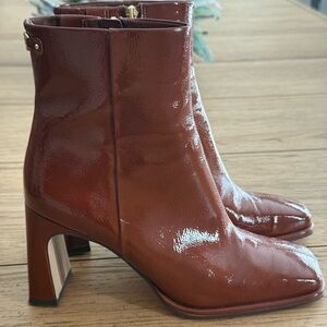 Brown Leather Ankle Boots
